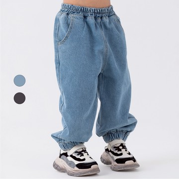 50% Fifty Percent｜經典百搭牛仔縮口褲【童裝】｜02501151001