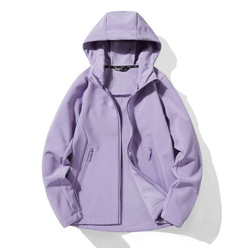 【巴黎精品】現貨+預購 衝鋒衣防風夾克-高領鋪絨防潑水連帽男女外套7款a1he15