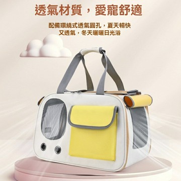 貓包大容量輕便出行透氣寵物包新款時尚牛津布狗狗單肩包