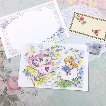 水彩明信片/心意卡【給摰愛的您...】