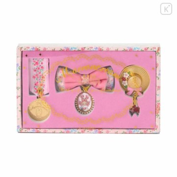 小禮堂 Sanrio 三麗鷗 兔媽媽 造型別針3入組 (田園碎花風格)