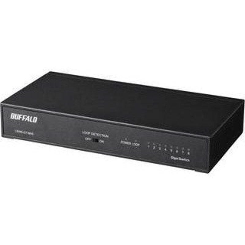 BUFFALO バッファロー 納期未定 Gigaスイッチングハブ 8ポート 電源内蔵 金属筐体 マグネット付 ブラック LSW6-GT-8NS/BK  通販 LINEポイント最大0.5%GET | LINEショッピング