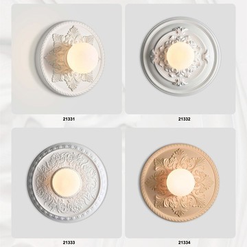 G9 歐式風圓形壁燈  F37-16-21331、21332、21333、21334