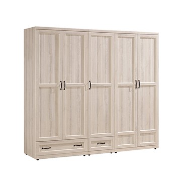 Boden-莉蒂6.9尺衣櫃組合(四吊桿+二抽)-207x58x190cm