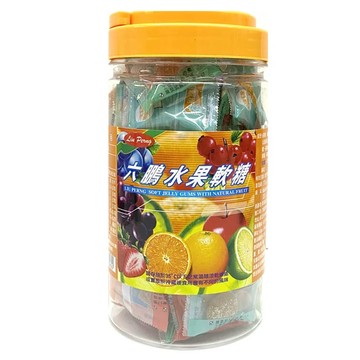 六鵬 Liu Peng 水果軟糖 斯洛維尼亞產 天然水果  100g  1罐