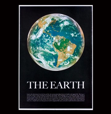 Risograph Museum - A3星球海報-地球 The Earth