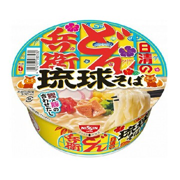 【江戶物語】 Nissin 日清 咚兵衛 琉球風味 碗麵 79g 期間限定 鰹魚豚骨 和風高湯 泡麵 宵夜露營 日本進口