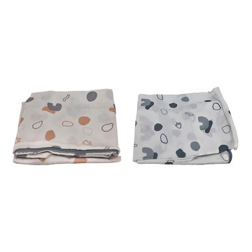 E.City 北歐風大款衣被搬家打包收納袋  特大(70 x 50 x 30cm) + 大(60 x 50 x 25cm)  1組