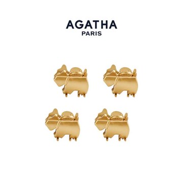AGATHA/璦嘉莎迷你發夾美拉德穿搭劉海夾抓夾生日禮物