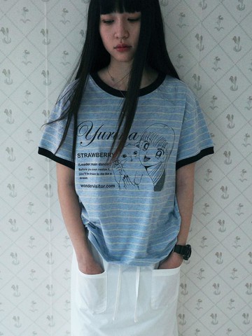YURINA pfp T-shirt [Blue]