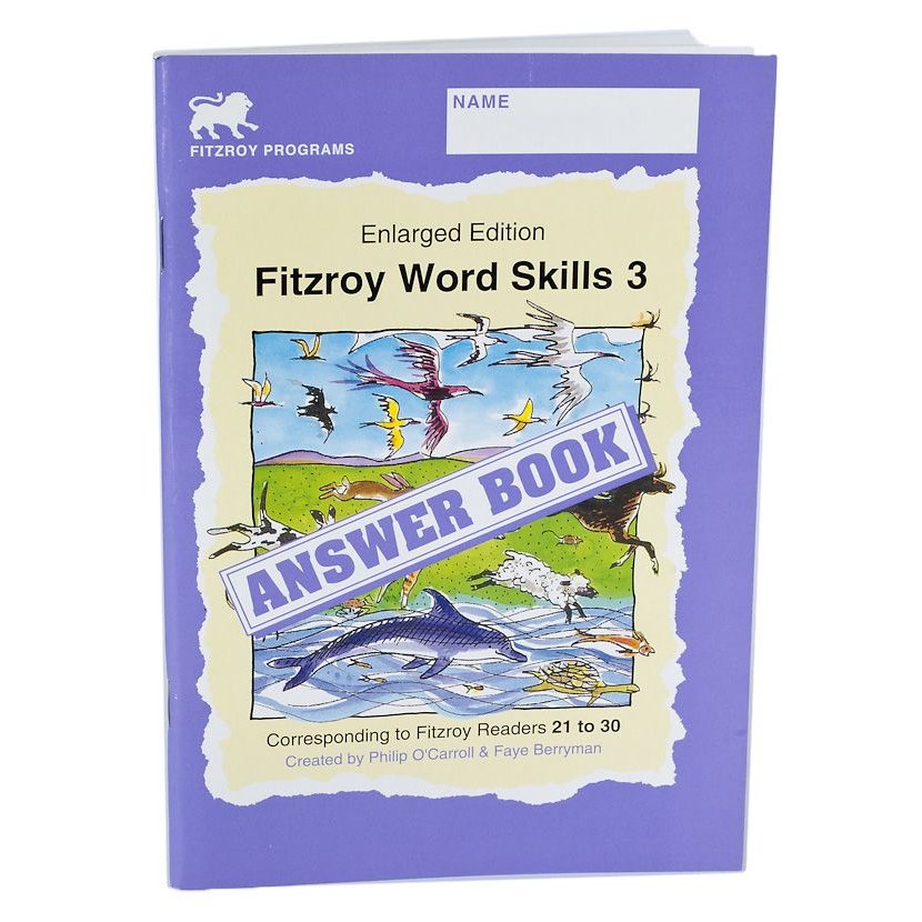 Fitzroy Workbook Answers