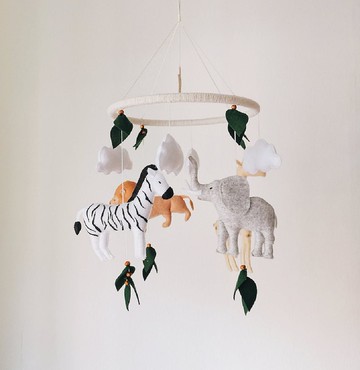 Safari 移動嬰兒托兒所裝飾嬰兒床