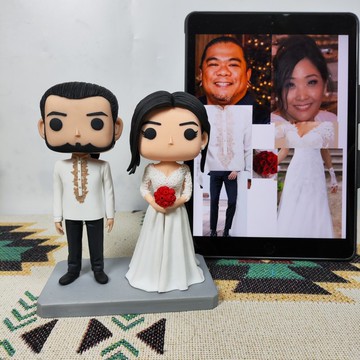 客製化3D人像公仔 訂製手工Funko Pop情侶父母夫妻結婚週年禮物