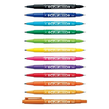 日本 斑馬 油性極細雙頭 酒精性 麥克筆 嘜克筆 單色10支 /盒 MO-120-MC【APP滿額下單10%點數(單一帳號最高5000點)】1/31止