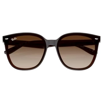 Ray-Ban 雷朋 膠框太陽眼鏡 漸層鏡片 RB4423D-714/13  145mm  拋光透明啡色
