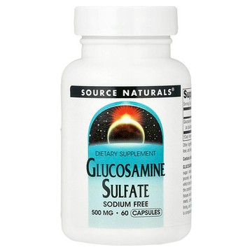 Source Naturals, 硫酸氨基葡萄糖，500 毫克，60 粒膠囊