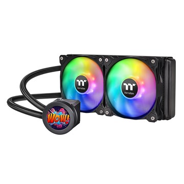 thermaltake 曜越 Floe Ultra 240 RGB 一體式水冷散熱器 高效銅底板設計 穩定性極高的馬達 特殊九片扇葉設計  1個