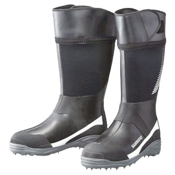 SHIMANO FB-007R 白色保暖長筒防滑釘靴 616395  L(25.5~26cm)  白色  1雙