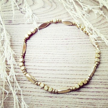 VIIART。定番XVI。基本款黃銅手環