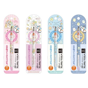San-X日本UNI不斷芯自動鉛筆KURU TOGA角落生物0.5mm鉛筆PH0160角落小夥伴牆角生物-日本原裝進口