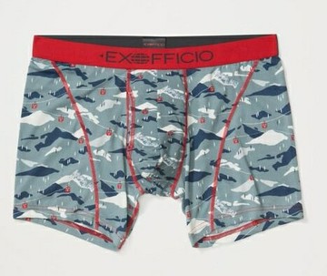 ├登山樂┤美國 Exofficio 男款經典2.0彈性四角內褲【6吋】印花款 # 1241-3448-9050