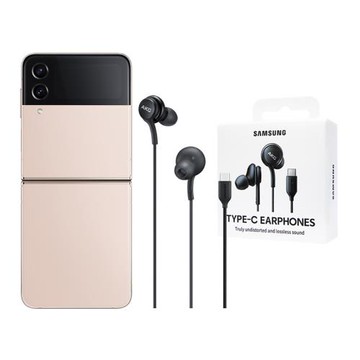 SAMSUNG 原廠 Z Fold6 Flip6適用 AKG Type C耳機 EO-IC100 /黑色 (公司貨)
