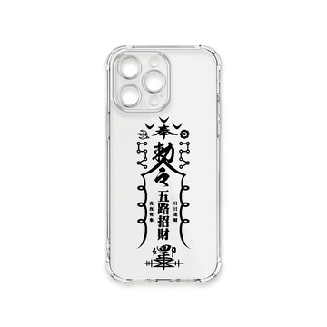 iPhone 15 Pro Max 殼 TRON IPHONE 15 PRO MAX 黑色招財符咒 四角防摔殼 手機殼