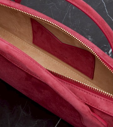 Alaïa Le Teckel suede clutch