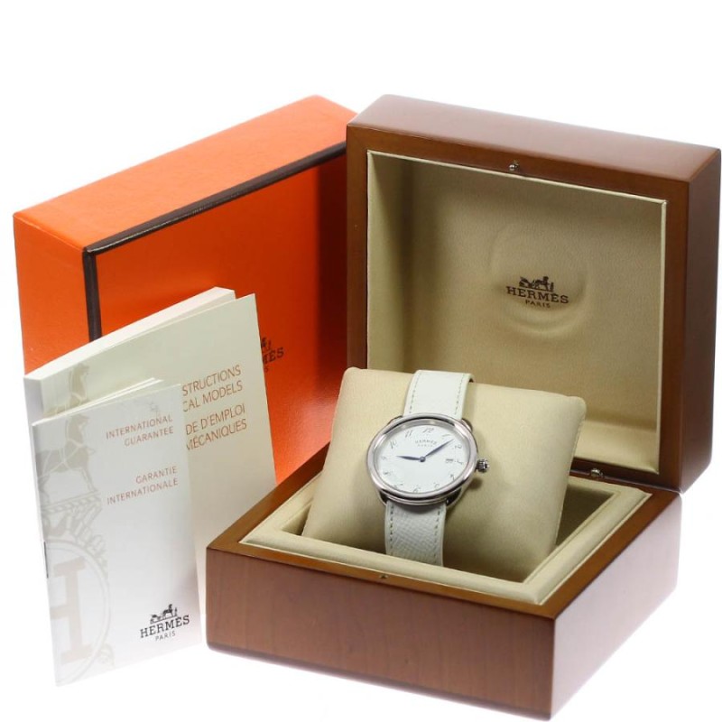 ☆美品☆箱・保証書付き【HERMES】エルメス アルソー デイト AR5.710a 