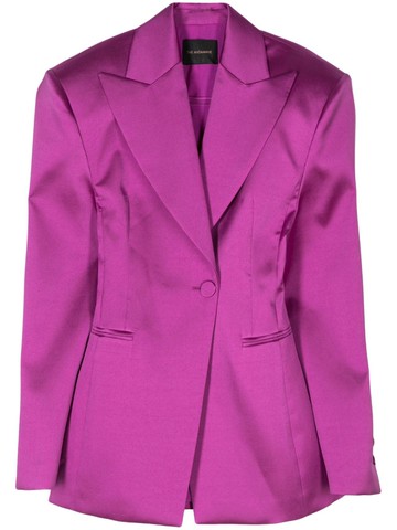 THE ANDAMANE - Ottavia single-breasted blazer - women - Polyester - 40 - Purple