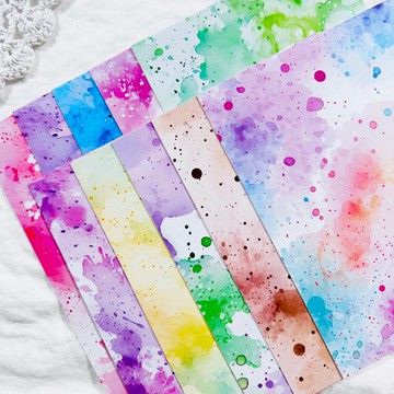 多彩背景紙組