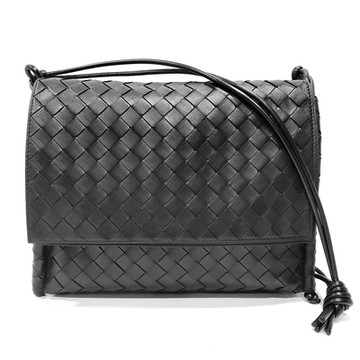 BOTTEGA VENETA 寶緹嘉 631464 經典編織皮革中性款肩背/斜背包(黑色)