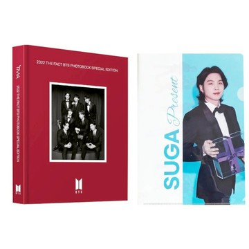 【墊腳石】【買就送L夾:SUGA】防彈少年團THE FACT BTS PHOTOBOOK SPECIAL EDITION寫真書(限量版)