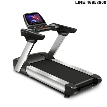 健身器械 運動器材 免運 熱銷 開發票 商用跑步機W8跑步機健身房室內專用超靜音大屏可調寬跑帶彩屏豪華