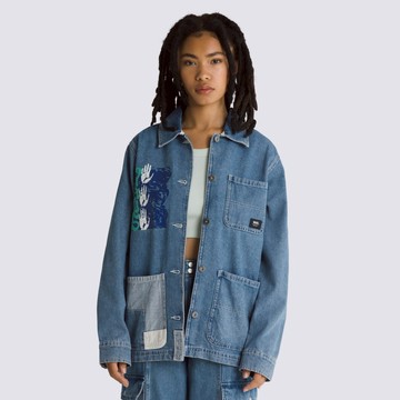 Drill Chore 藍色牛仔工裝外套