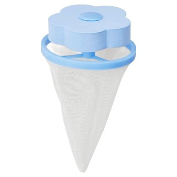 HIKARI 日光生活 艾蜜莉洗衣機濾雜袋 浮型 X066  藍色  1個