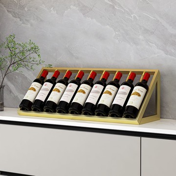 紅酒架   現代高檔紅酒架客廳酒柜裝飾紅酒托架客製化創意酒吧葡萄酒擺放架
