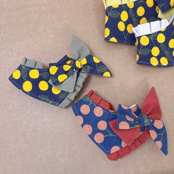 NAMICHI 櫻桃磨毛 寵物圍巾 現貨