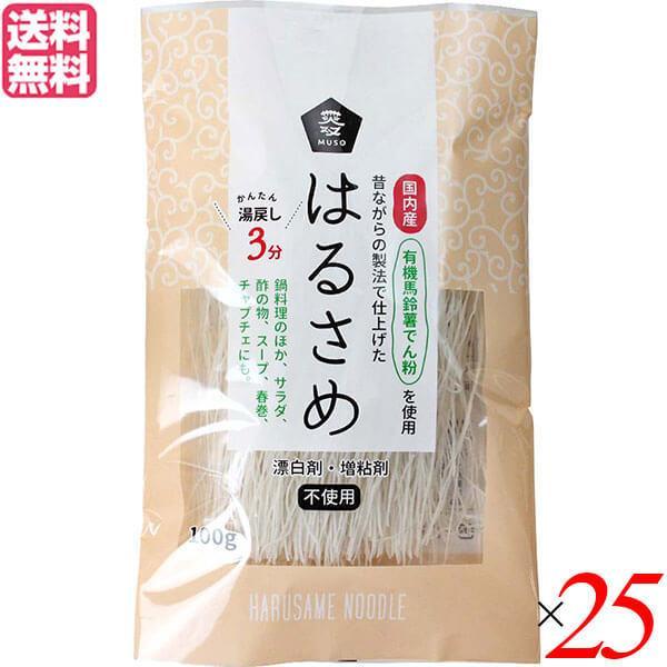 春雨 はるさめ 国産 ムソー 国内産・はるさめ 100g 25個セット 送料無料