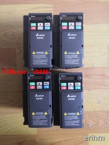 【應有盡有咨詢客服】球球工控 台達變頻器MS300單相輸入400W750w1.5kw2.2kw二手包好提供技術