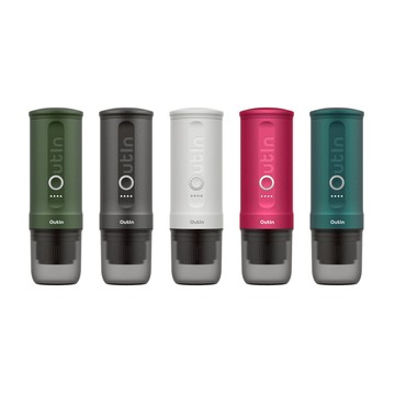 【獨家組合】Nano 便攜式電動濃縮咖啡機+萃取粉杯六件組+帆布包 探險莓果