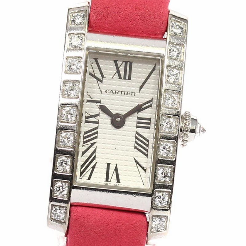 CARTIER】カルティエ ラニエールタンクアロンジェ WJ200338