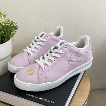 Paidal xPochacco帕恰狗免綁帶休閒鞋不彎腰輕運動鞋-薰衣草