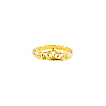 Jove gold JoveGold漾金飾 后冠黃金戒指