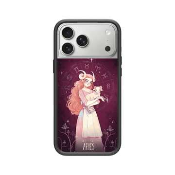iPhone 17 Pro Max Mod NX -邊框背蓋組合 (相機按鈕) 黑 - Ludmilacerafoce - 牡羊座