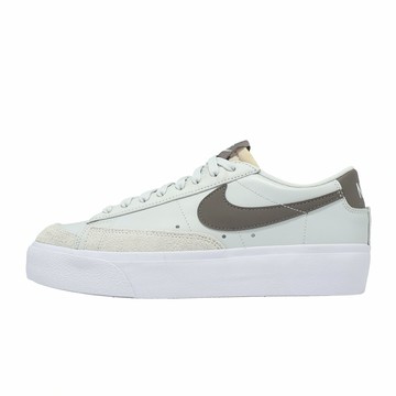 Nike 休閒鞋 W Blazer Low Platform 女鞋 灰 厚底 增高 復古 DJ0292-004