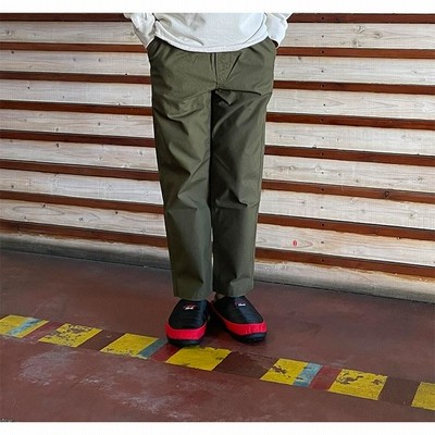 新品未使用 STUDIO ORIBE カーキ チノパン STUDIO ORIBE スタジオオリベ Wide Climbing Pants ワイド