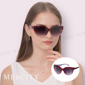 ME&CITY 義大利圖騰經典太陽眼鏡 抗UV400 (ME 120022 E422)