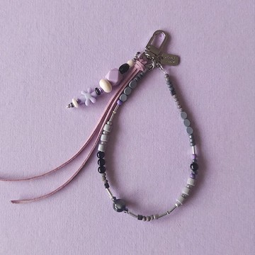 暮紫Dusk Violet 手機鍊 I 配件飾品 I 可客製