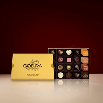 [快速出貨]【GODIVA】金裝綜合巧克力禮盒28顆裝